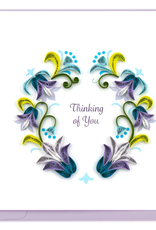 Vietnam Quilling Card Thinking of You - Vietnam