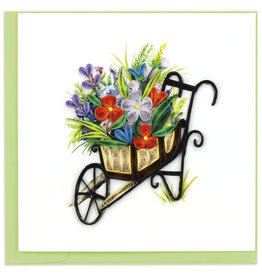 Vietnam Quilled Card Wheelbarrow Garden - Vietnam