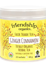 Friendship Organics Tea Friendship Ginger Cinnamon Bags
