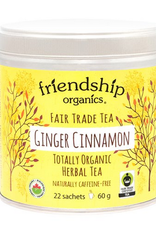 India Tea Friendship Ginger Cinnamon Bags Tin