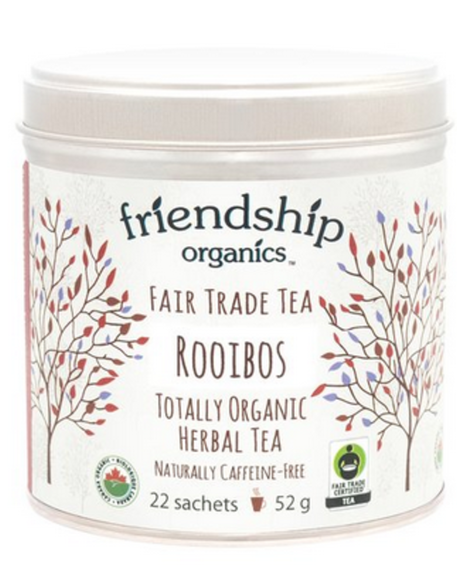 India Tea Friendship Rooibos Bags Tin