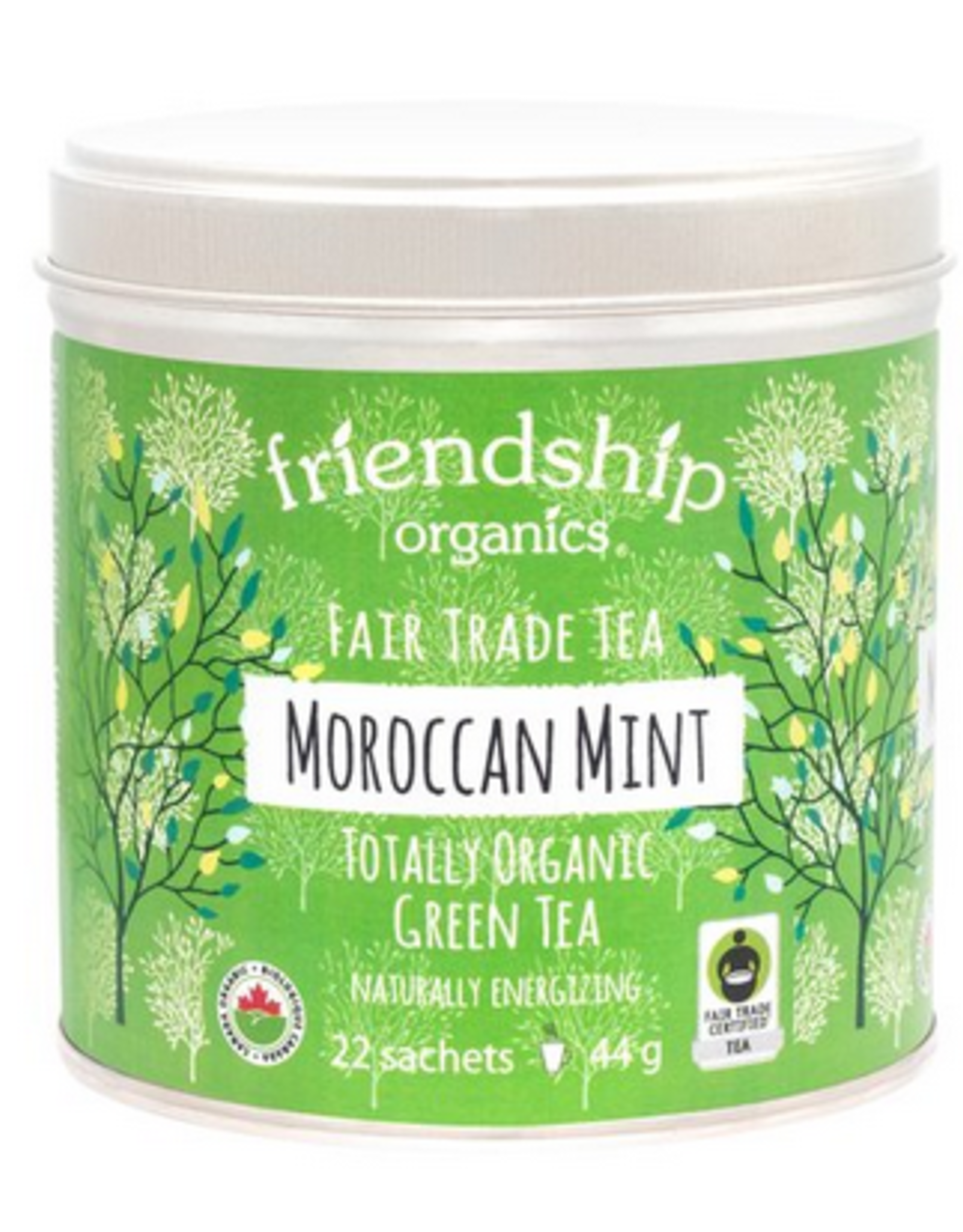 India Tea Friendship Moroccan Mint Bags Tin