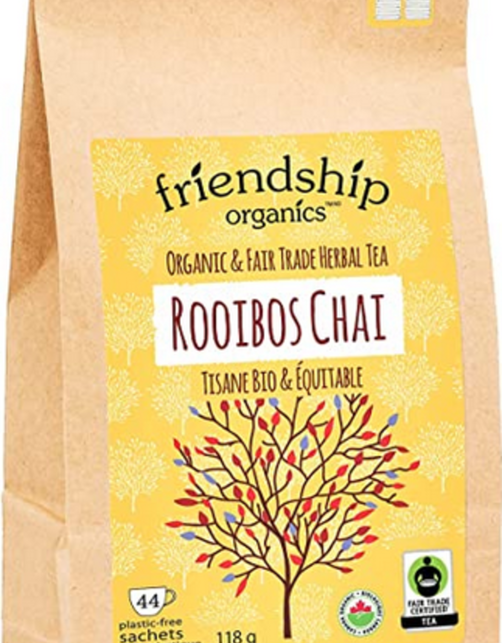 India Tea Friendship Rooibos Chai Twin Pack 44 sachets