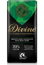 Ghana Divine Dark Chocolate with Mint 70% Cocoa 85g