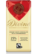 Ghana Divine White Chocolate with Strawberries