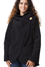 Nepal Fleecia Jacket Black -  Small - Nepal