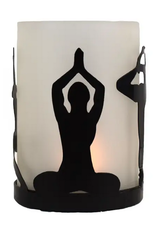 India Candleholder Yoga Tea Light Holder - India