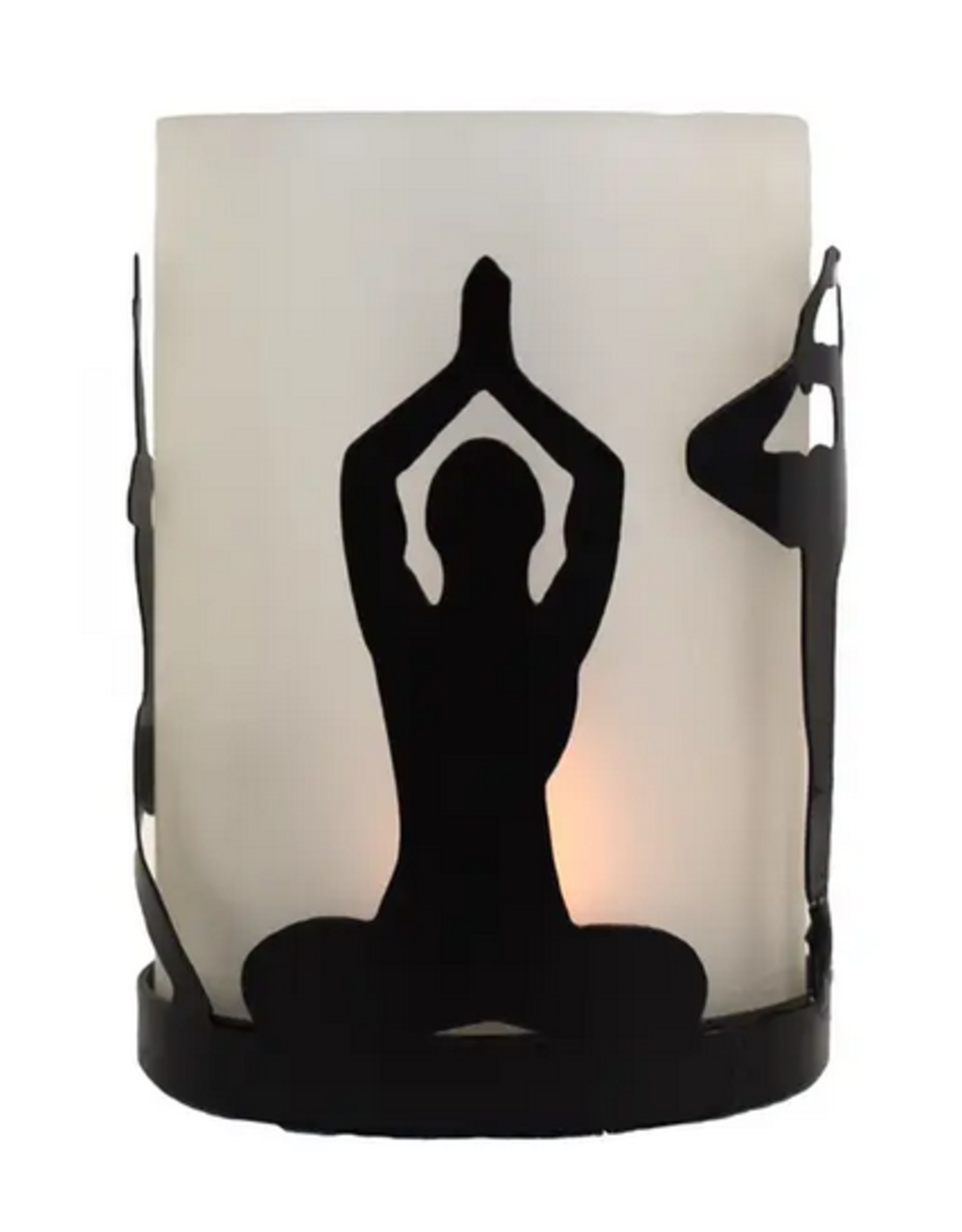 India Candleholder Yoga Tea Light Holder - India