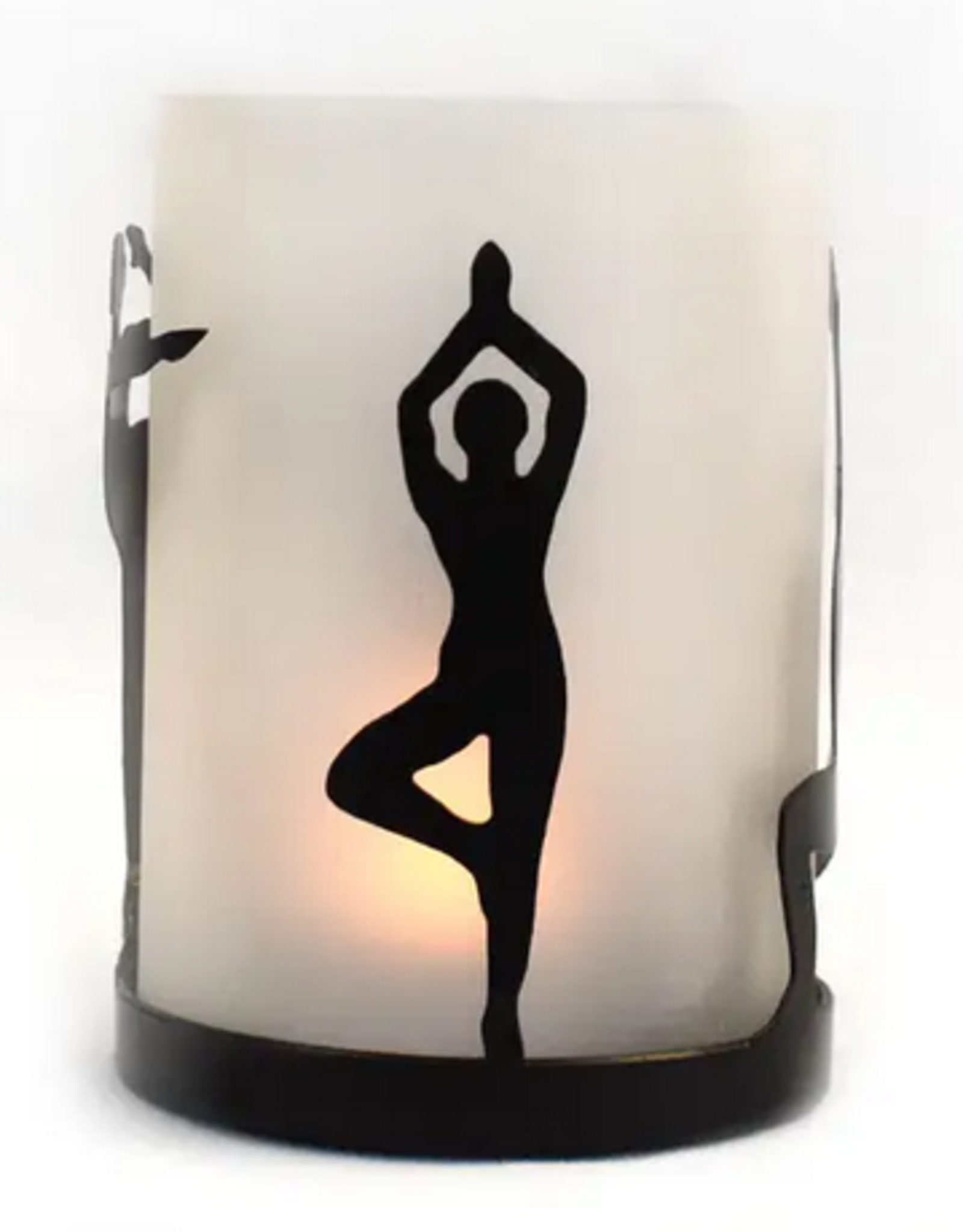 India Candleholder Yoga Tea Light Holder - India