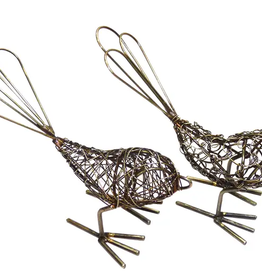 India Wrapped Wire Birds Mini Antiqued - India