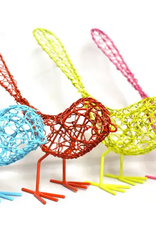 India Wrapped Wire Birds Colourful (Assorted Colours) - India