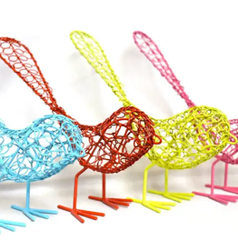 India Wrapped Wire Birds Colourful (Assorted Colours) - India