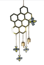 India Wind Chime Honey Bee - India