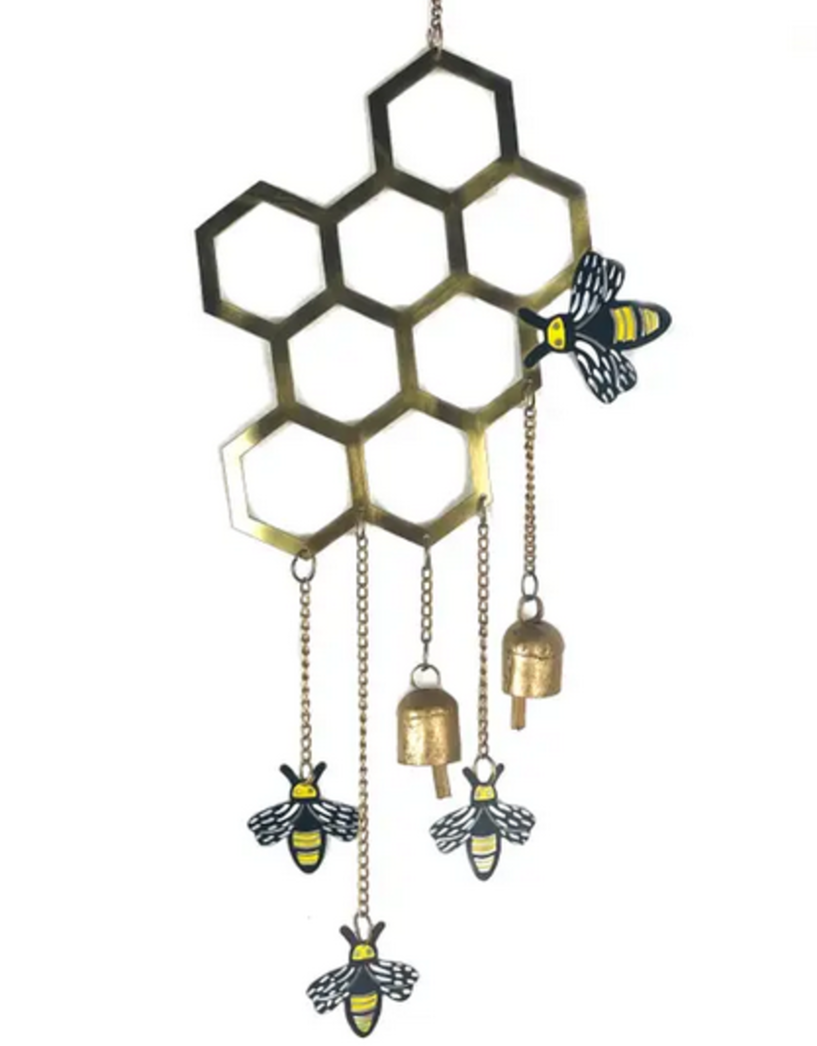 India Wind Chime Honey Bee - India
