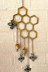 India Wind Chime Honey Bee - India