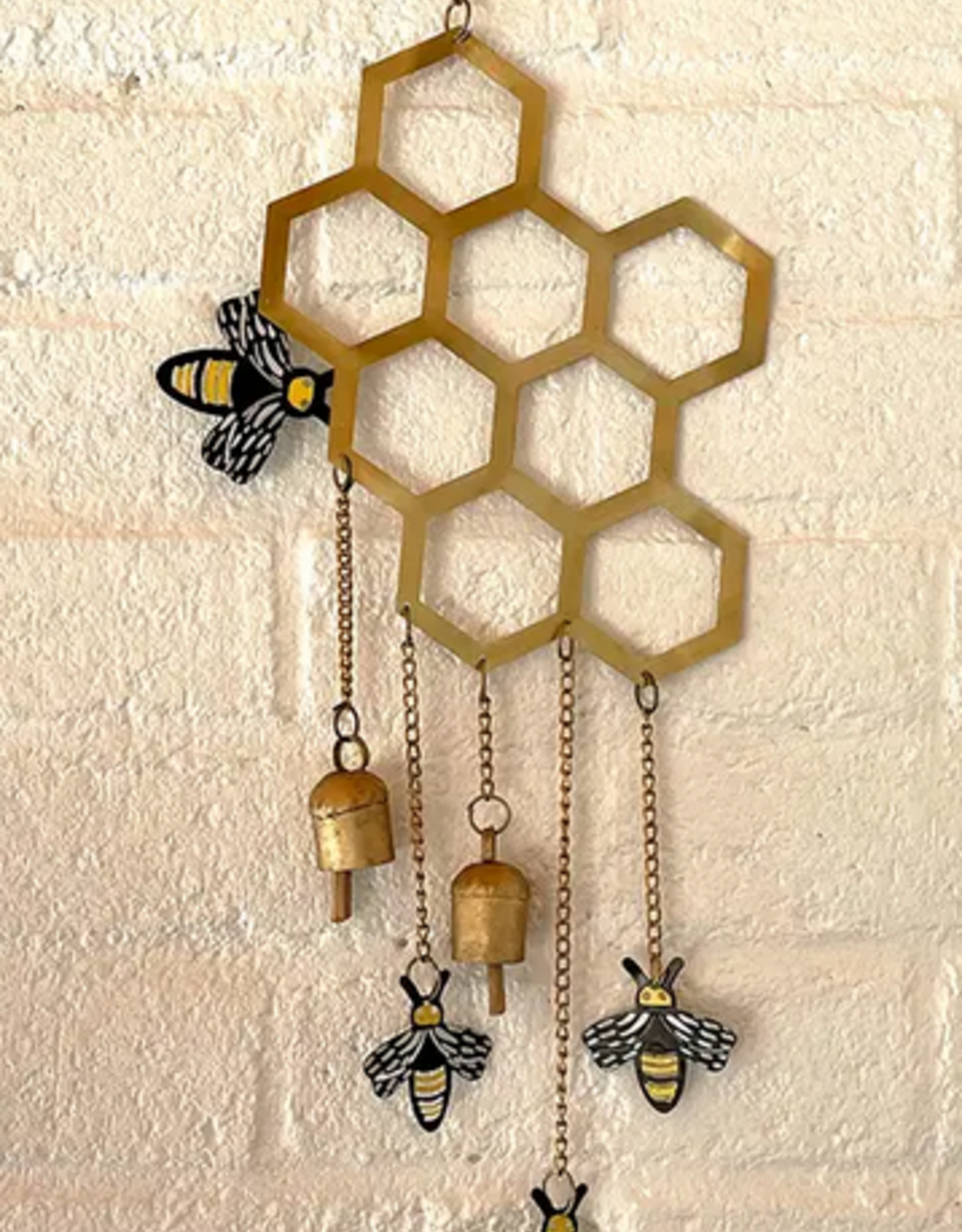 India Wind Chime Honey Bee - India