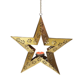 India Candleholder Lantern Hanging Star - India