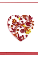 Vietnam Quilling Card Heart  - Vietnam
