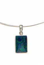 Peru Necklace  Azurite Pendant - Peru