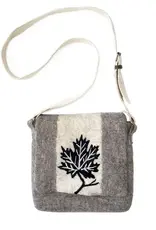 Nepal Bag Crossbody Felt Maple Leaf - Nepal