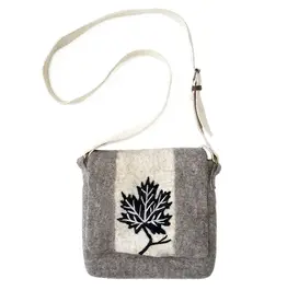 Nepal Bag Crossbody Felt Maple Leaf - Nepal