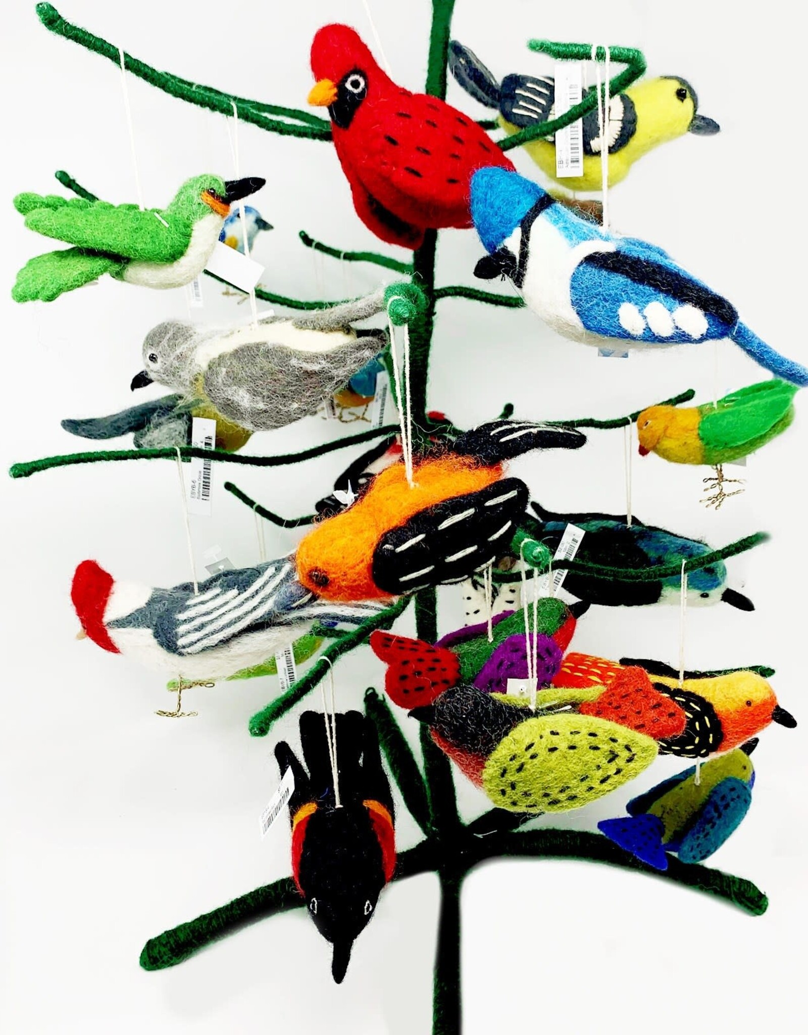 Nepal Ornament Felt Bird Assorted - Nepal