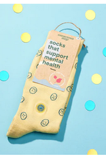 India Socks That Support Mental Health Yellow S - India