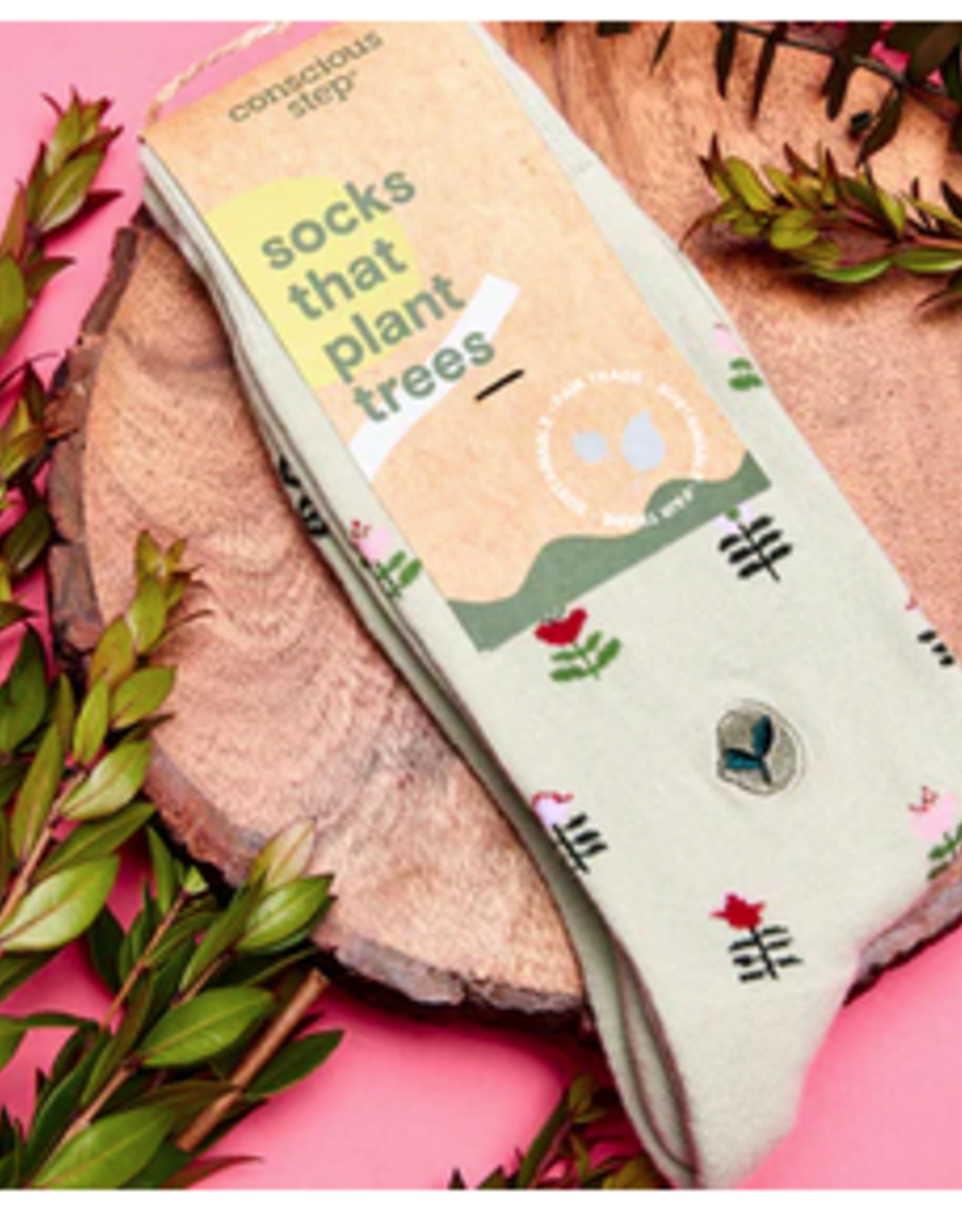 India Socks That Plant Trees flowers M  - India
