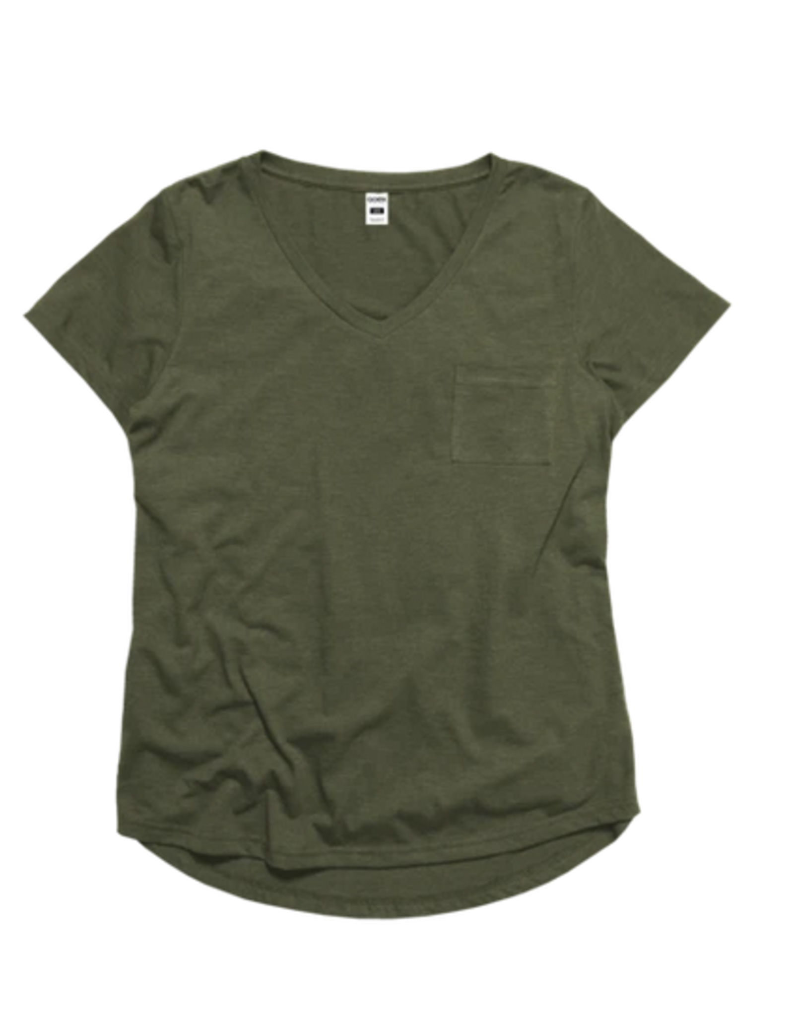 Haiti T-Shirt Women's Olive Triblend (L) - Haiti/USA