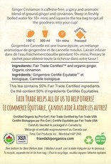 India Tea Ginger Cinnamon Bags Tin Friendship Organics