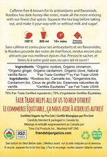 India Tea Rooibos Chai Tin Sachets Friendship Organics