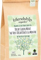 Tea Decaf Green Mint Sachets Twin Pack Friendship Organics