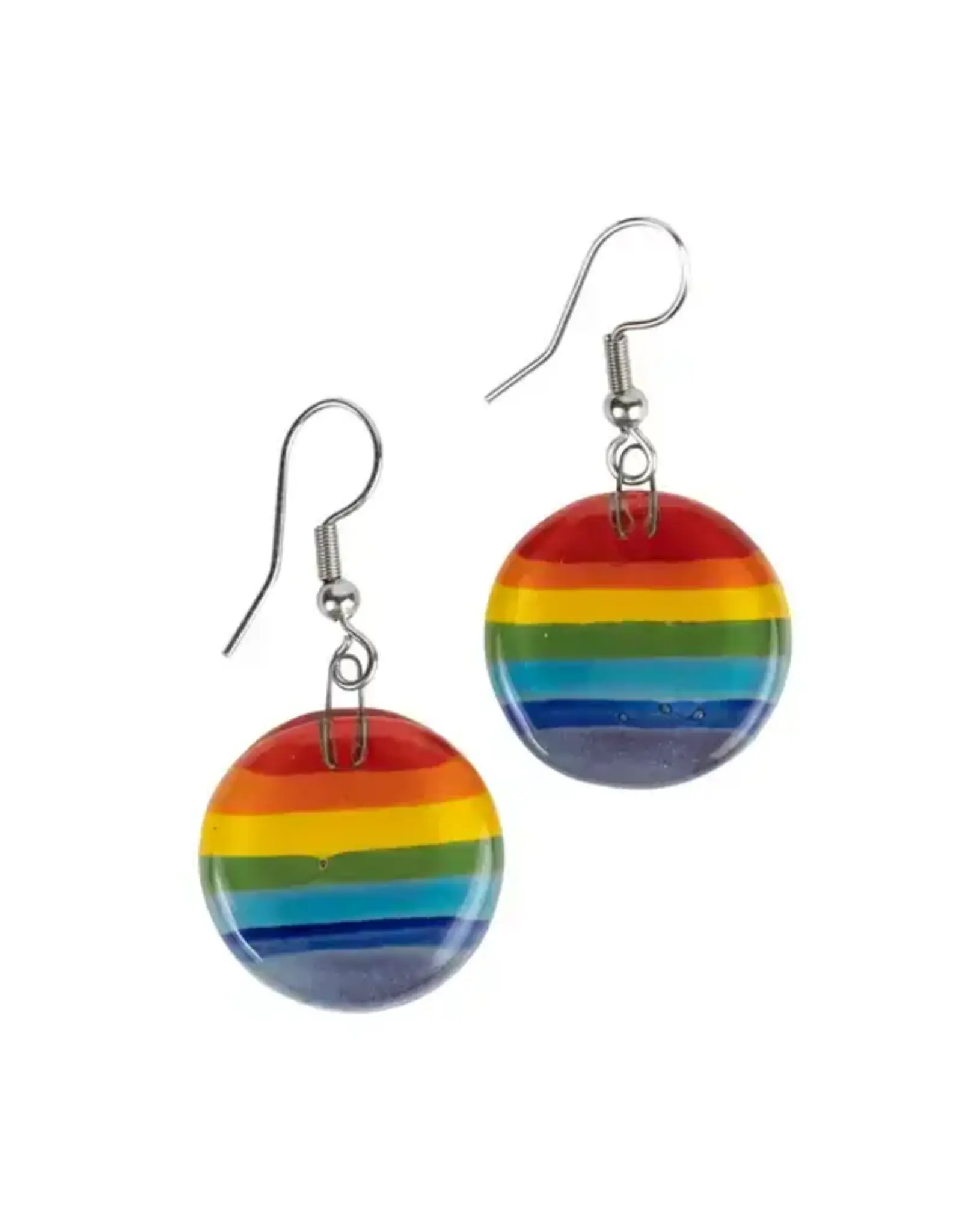 Chile Earrings Glass Rainbow - Chile