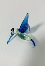 Egypt Blown Glass Blue & Green Hummingbird - Egypt