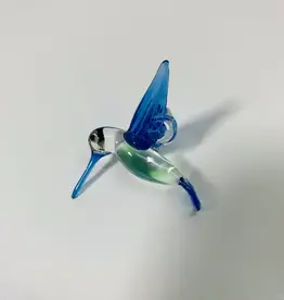 Egypt Blown Glass Blue & Green Hummingbird - Egypt Egypt Blown Glass Blue & Green Hummingbird - Egypt