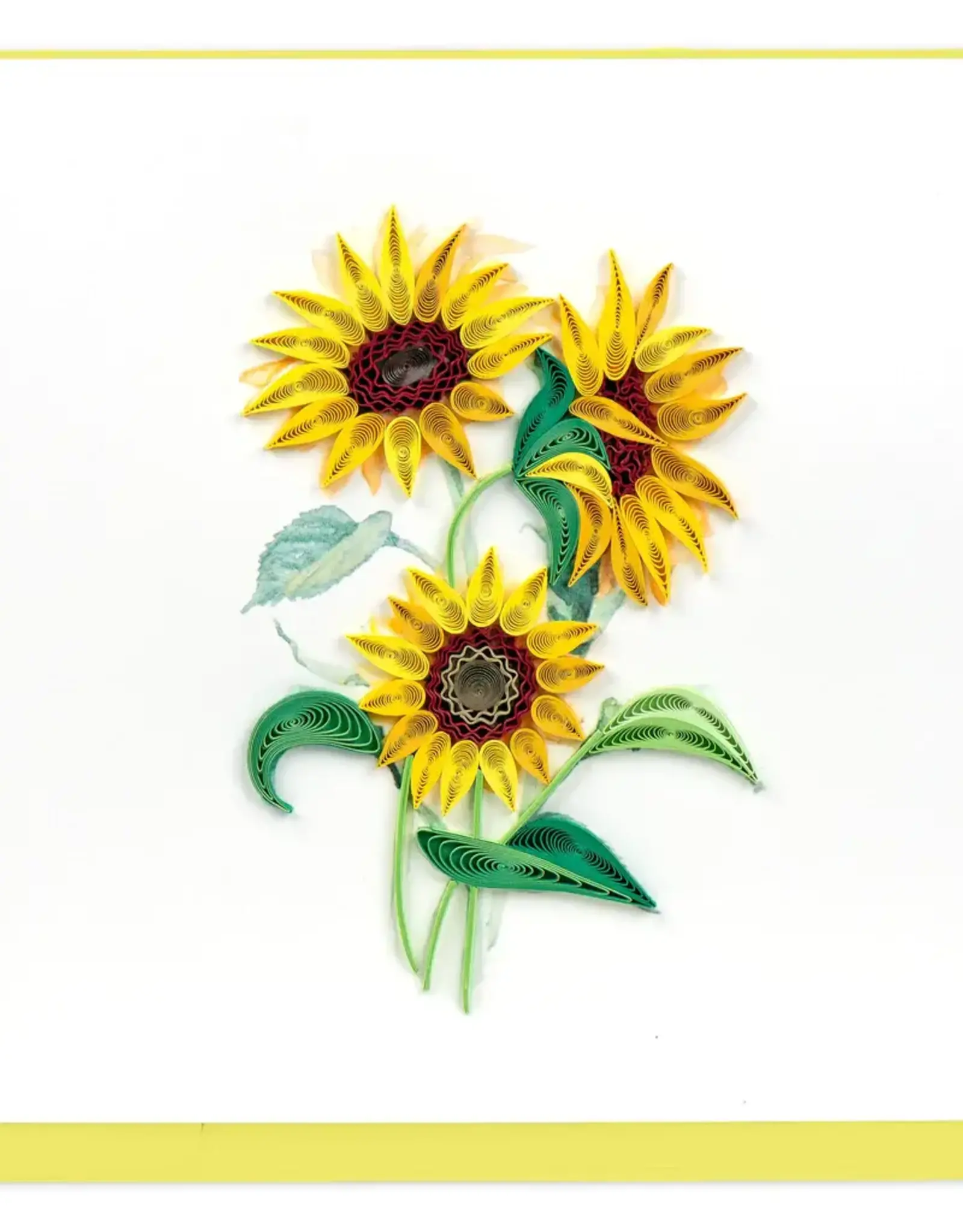 Vietnam Quilling Card Wild Sunflowers - Vietnam