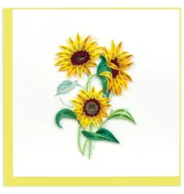 Vietnam Quilling Card Wild Sunflowers - Vietnam