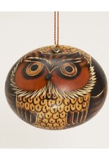Peru Gourd Owl Ornament - Peru