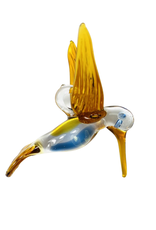 Egypt Ornament Amber Hummingbird Blown Glass - Egypt