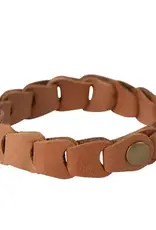 India Bracelet Buffalo Leather Cuff - India