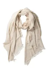 India Scarf Striped Nicely Neutral - India