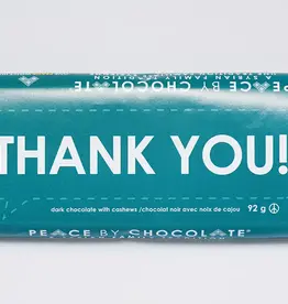Canada Thank You Dark Chocolate Cashews Bar 92g  - Peace by Chocolate