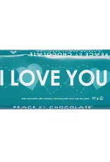 Canada I Love You Dark Chocolate and Cashews Bar 92g - Peace by Chocolate