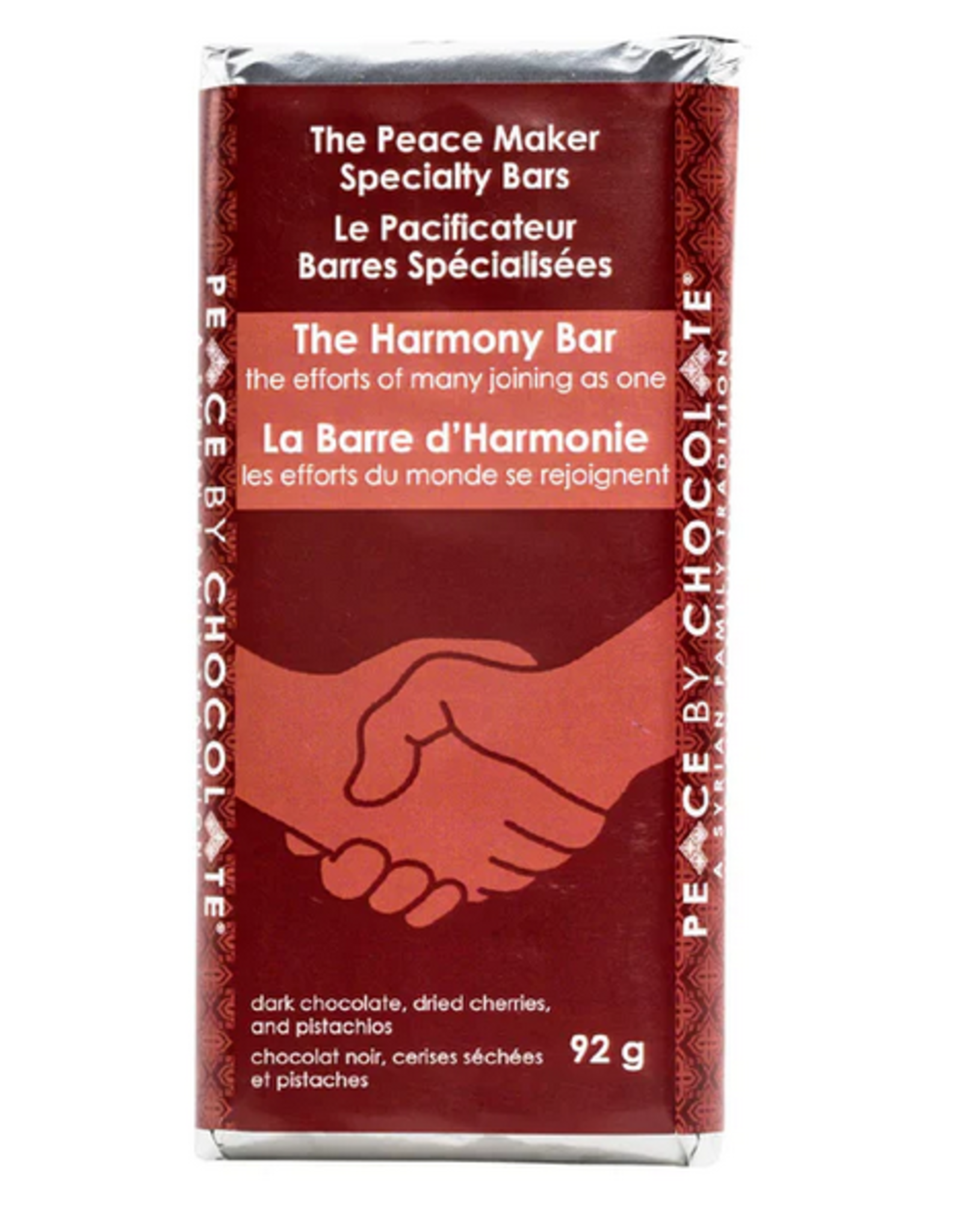 Canada The Peacemaker Harmony Bar (92g) Dark - Peace by Chocolate