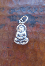 Nepal Pendant Tiny Sterling Buddha Charm - Nepal