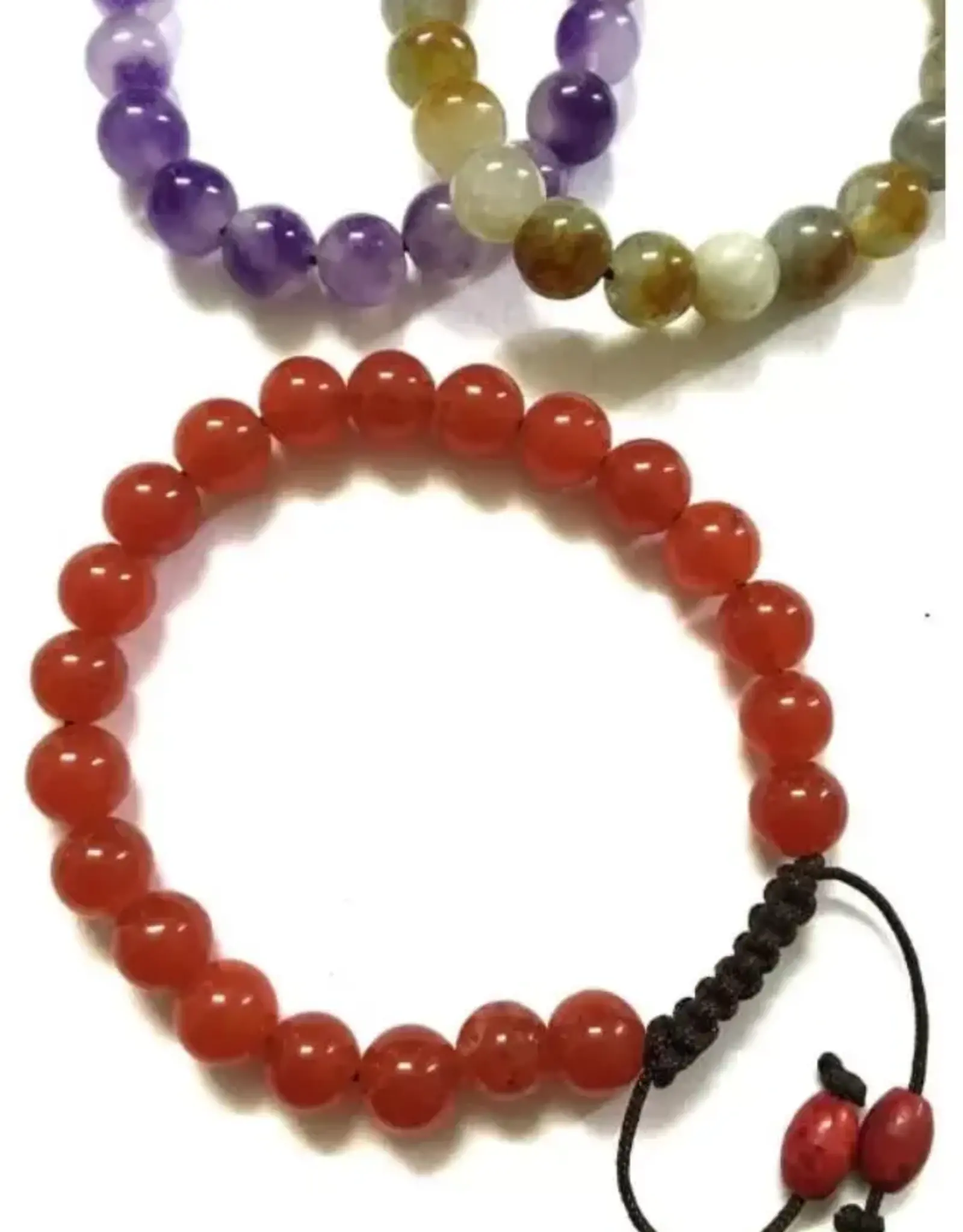 Nepal Bracelet Mala Assorted Beads Adjustable - Nepal