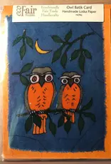 Nepal Card Owl Batik - Nepal