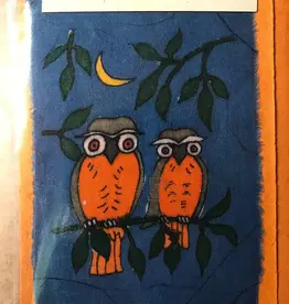 Nepal Card Owl Batik - Nepal