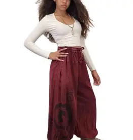 Nepal Samaya Pants (M/L) Burgundy - Nepal