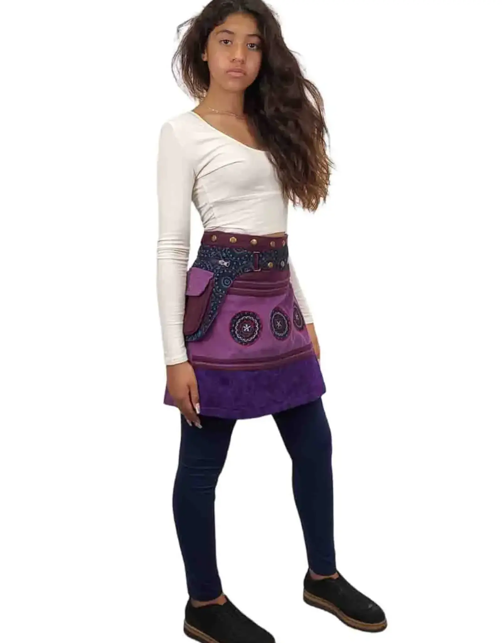 Womens Cotton Skirt Nepalese Handmade Casual Maroon Free Size Summer Beach  Wrap | eBay